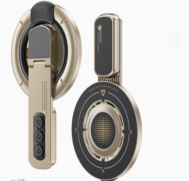 “Double Magnetic Phone Mount – Universal Holder for Car, Desk, and Home Use”