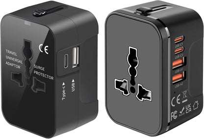 Universal Travel Adapter - Worldwide All-in-One Adaptor