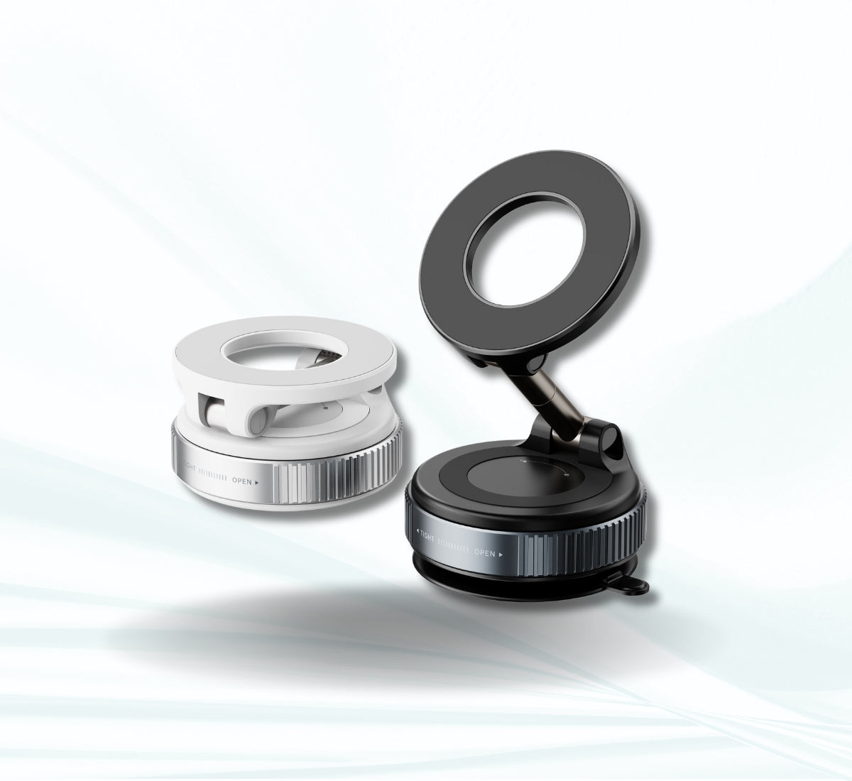 Boneruy X68 Universal Car Phone Holder – Silicone Sucker, Adjustable Dashboard & Windshield Mount