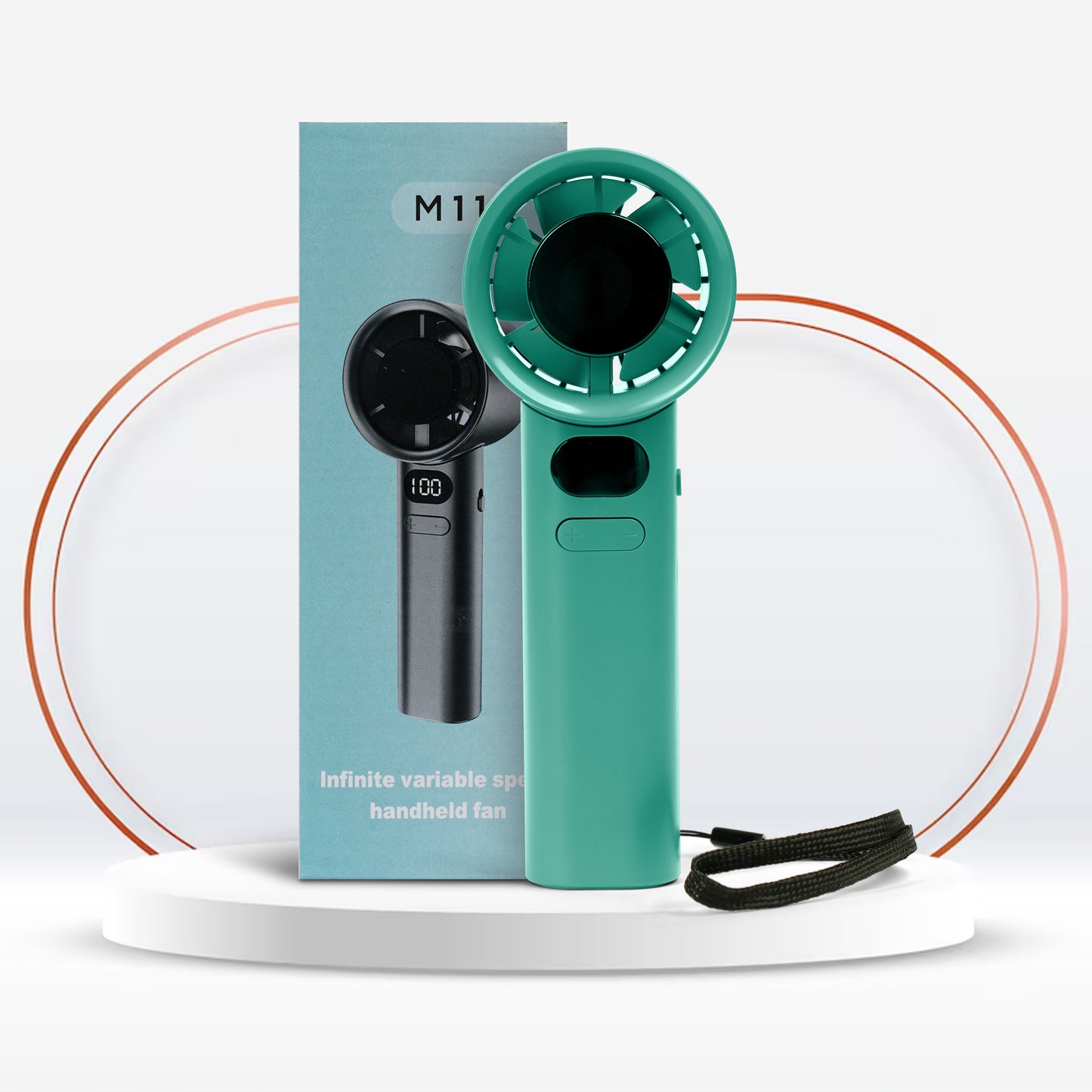 M11 Handheld Mini Fan - 120-Speed Portable Fan