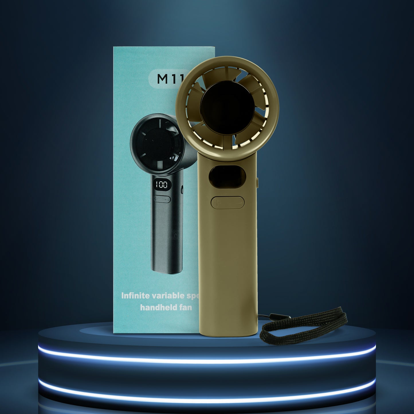 M11 Handheld Mini Fan - 120-Speed Portable Fan
