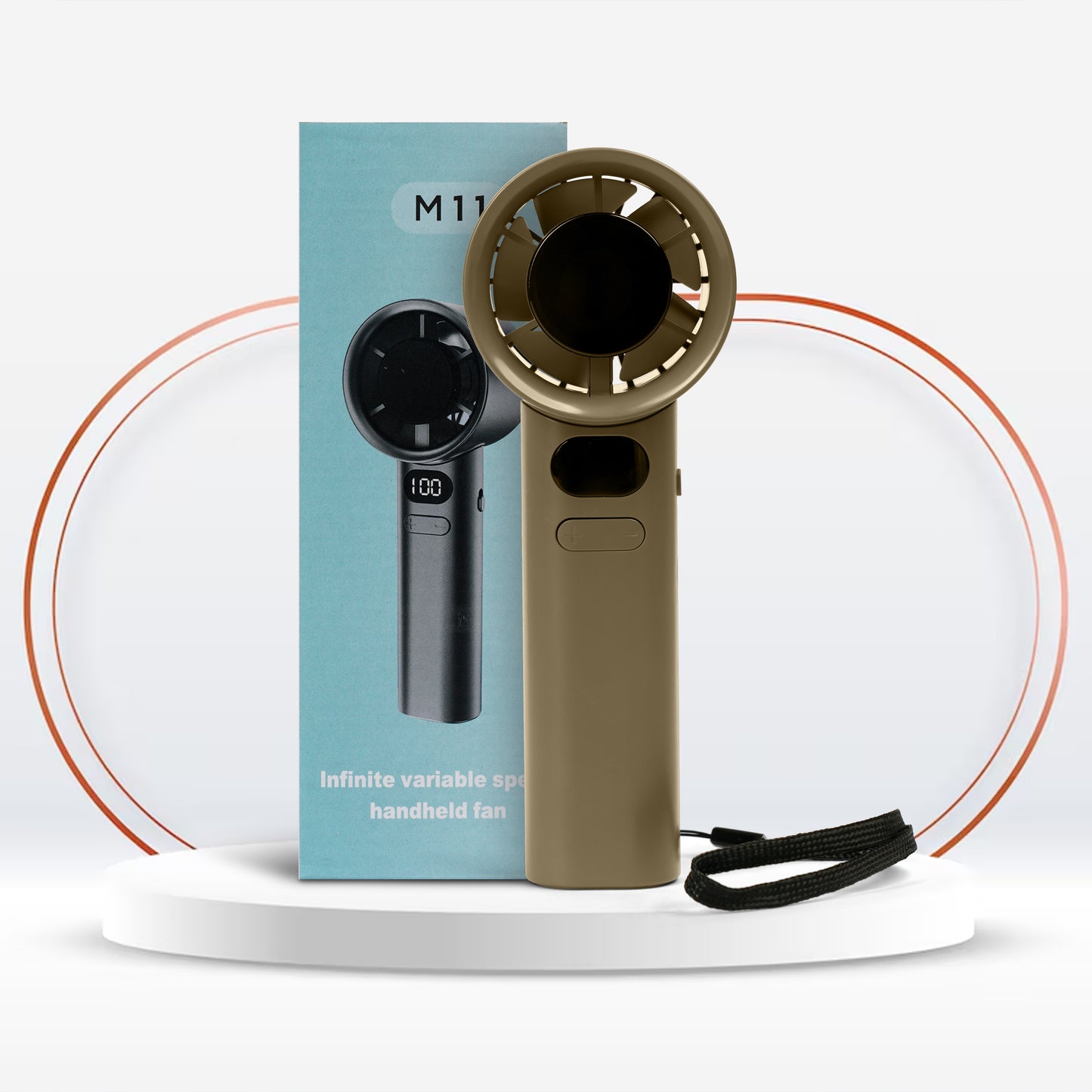 M11 Handheld Mini Fan - 120-Speed Portable Fan