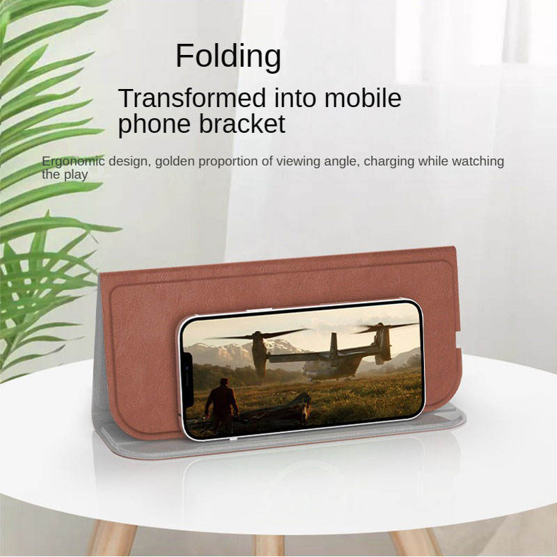 15W Wireless Charger Mouse Pad with Phone Stand