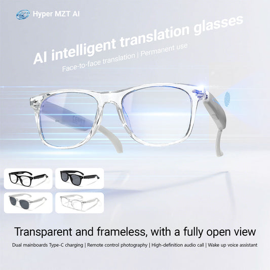 F16 AI Smart Glasses - Bluetooth Audio Sunglasses with Translation