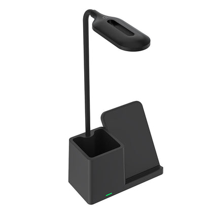 15W Wireless Charger with Pen Holder & Desk Lamp for iPhone