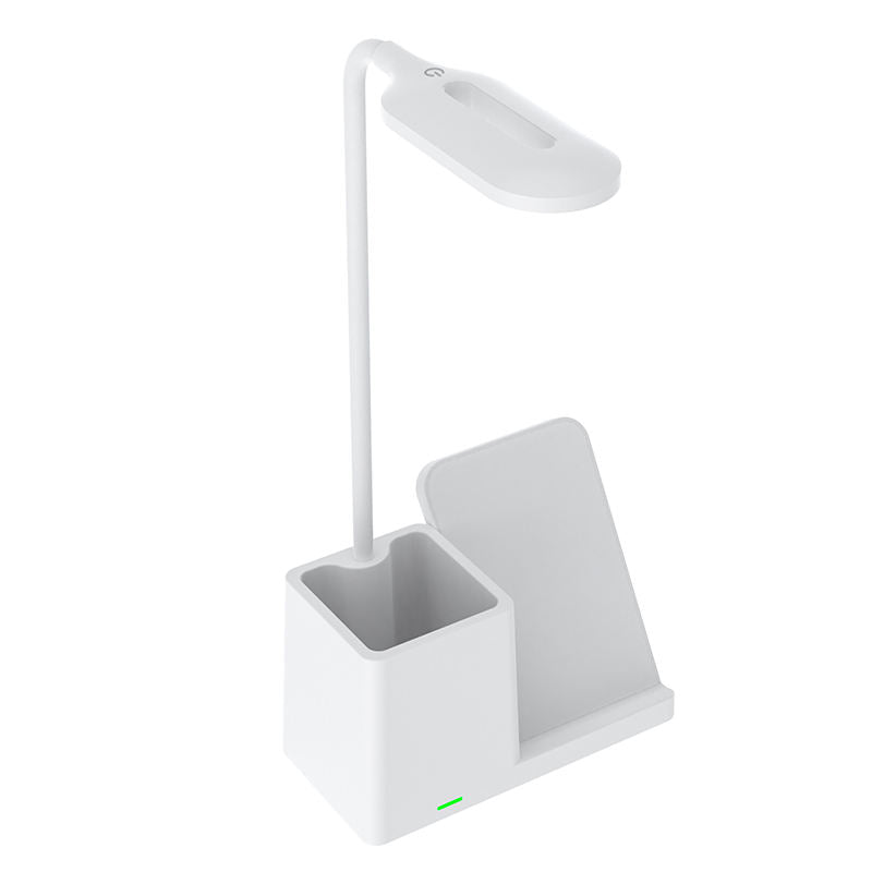 15W Wireless Charger with Pen Holder & Desk Lamp for iPhone