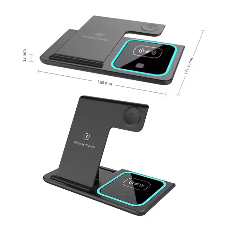 3-in-1 Wireless Charger - Multifunction Phone Charging Stand