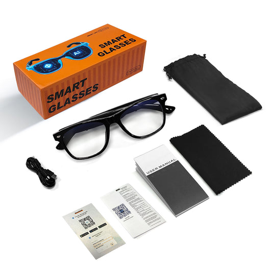 F16 AI Smart Glasses - Bluetooth Audio Sunglasses with Translation