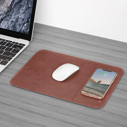 15W Wireless Charger Mouse Pad with Phone Stand