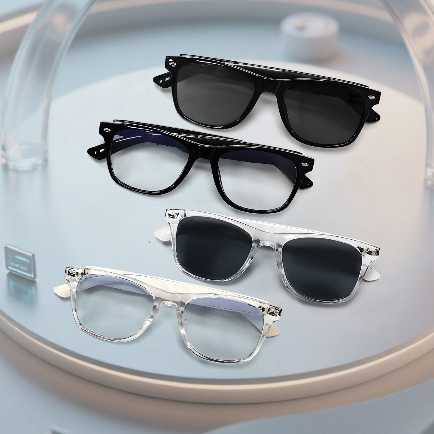 F16 AI Smart Glasses - Bluetooth Audio Sunglasses with Translation