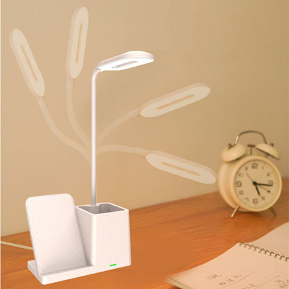 15W Wireless Charger with Pen Holder & Desk Lamp for iPhone