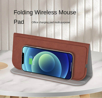 15W Wireless Charger Mouse Pad with Phone Stand